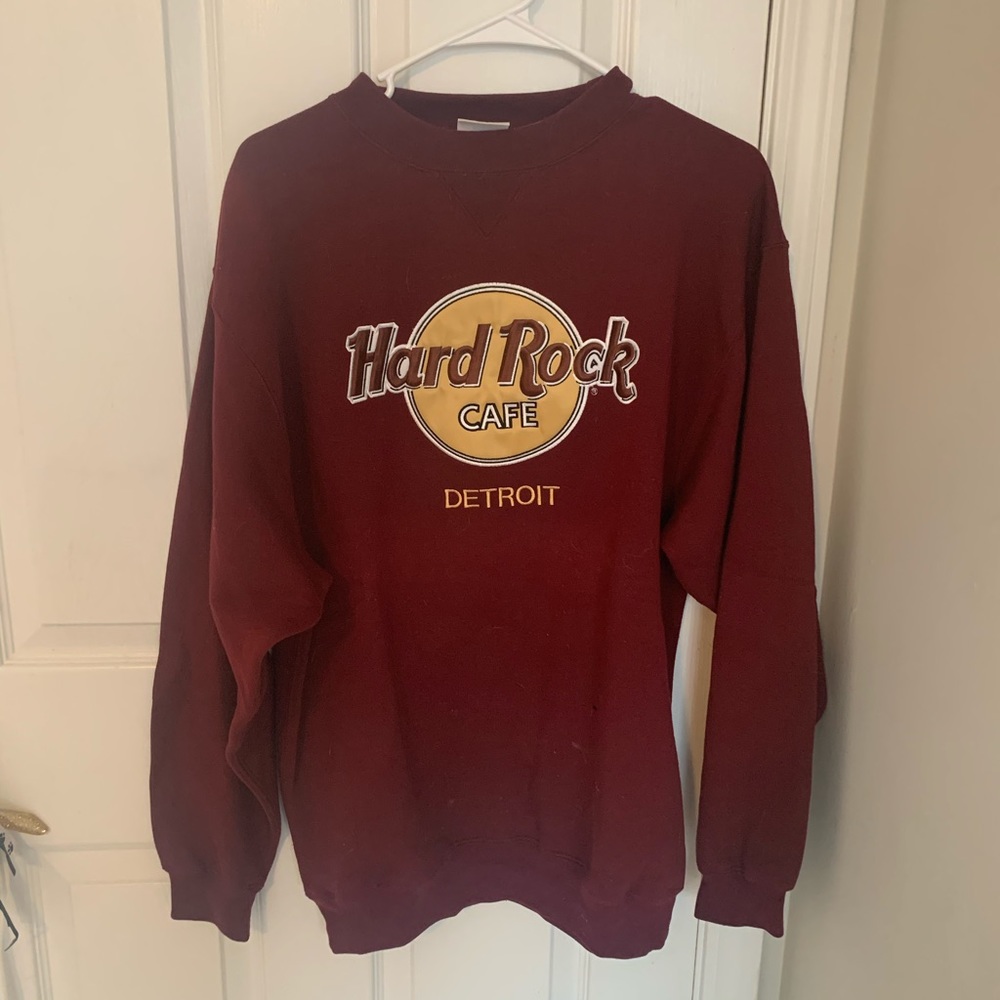 Red sweatshirt